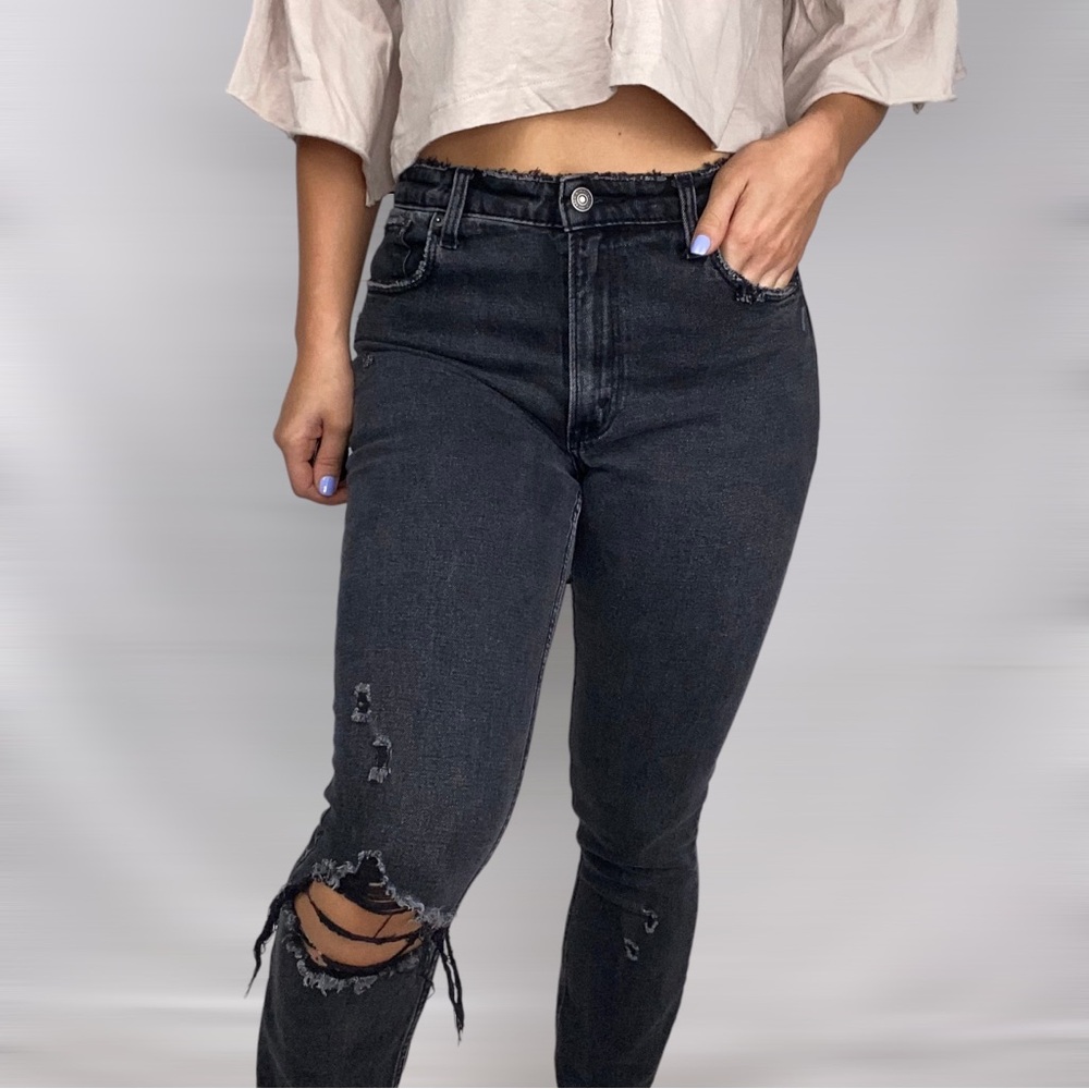 ABERCROMBIE & FITCH The Skinny High Rise Curve Love